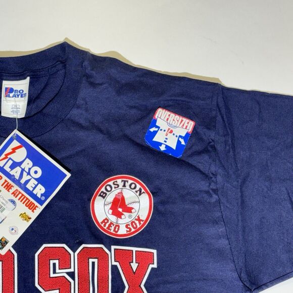 NWT Vintage 1996 Pro Player Boston Red Sox MLB T-Shirt Men’s XL 18-20 USA Made - Picture 4 of 8
